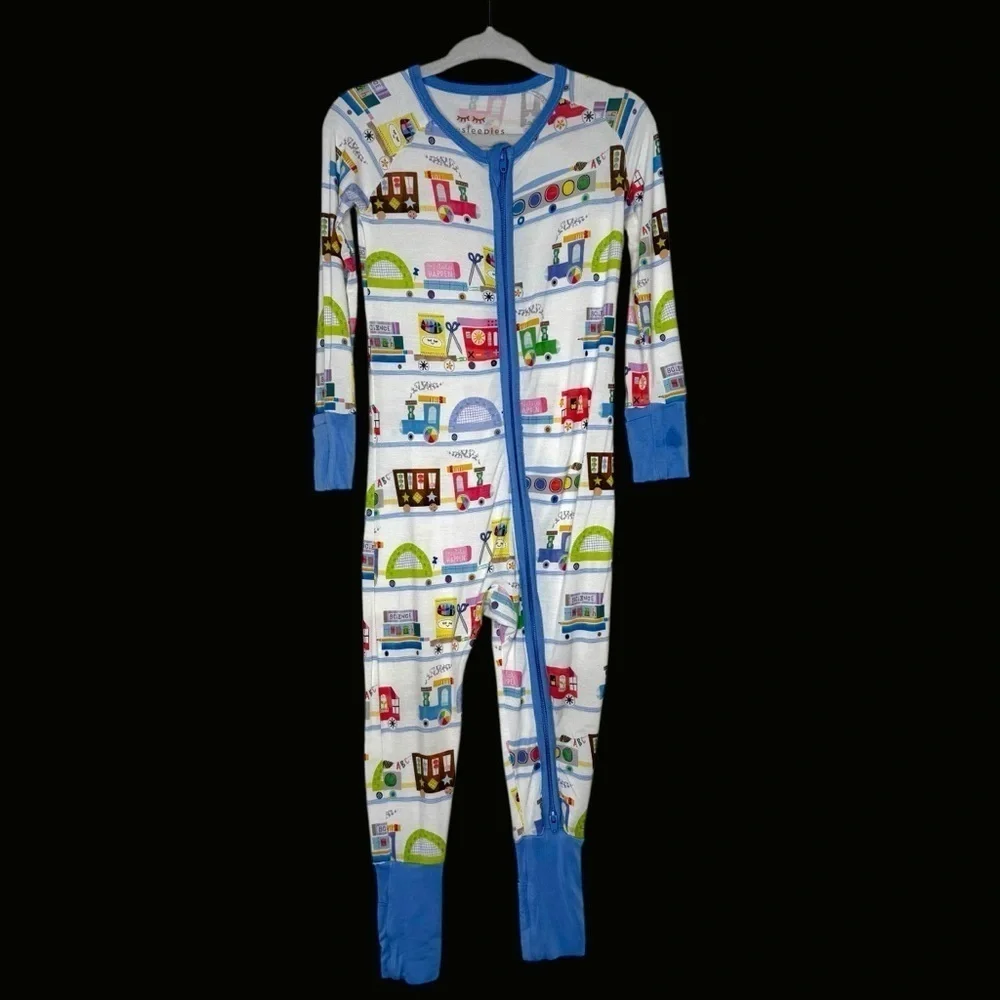 Little Sleepies Limited Edition Education Express Zippy Unisex Footie 12-18M